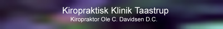 Kiropraktisk Klinik Taastrup - Kiropraktor Ole C. Davidsen D.C.